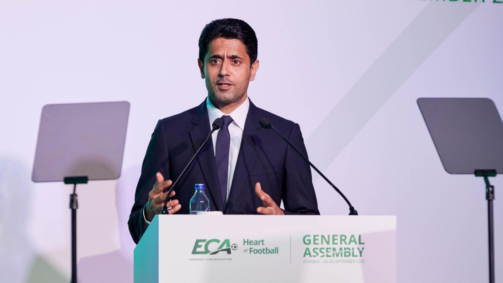 Al-Khelaifi, en la Asamblea General de la ECA 2022