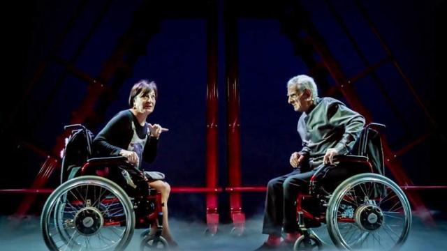 Petra Martínez y Juan Margallo en un momento de 'Chimpón'