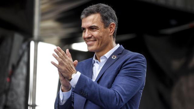 Pedro Sánchez, presidente del Gobierno en un acto este viernes.
