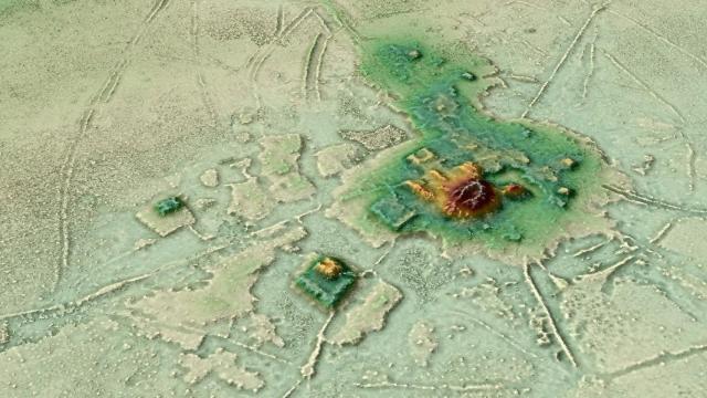 Reconstrucción tridimensional del asentamiento casarabe Cotoca