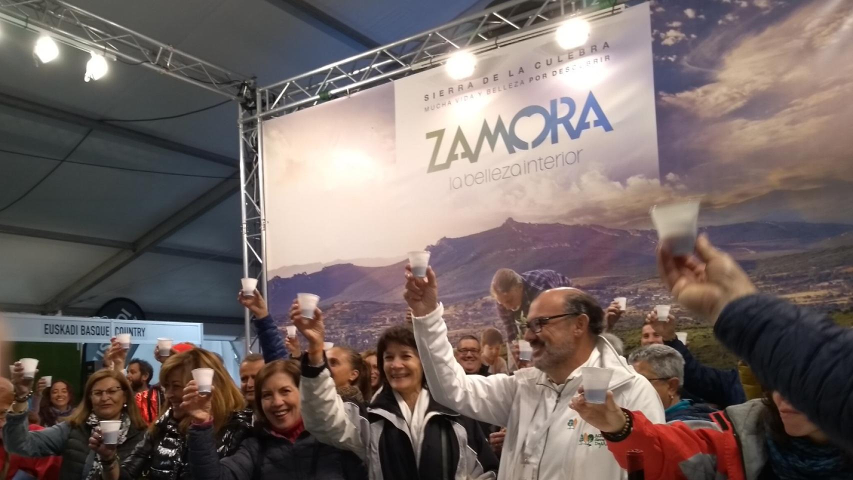 El brindis realizado por la Sierra de la Culebra en Naturcyl