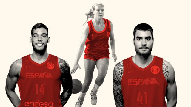 'Wonny' Geuer junto a Willy y Juancho Hernangómez