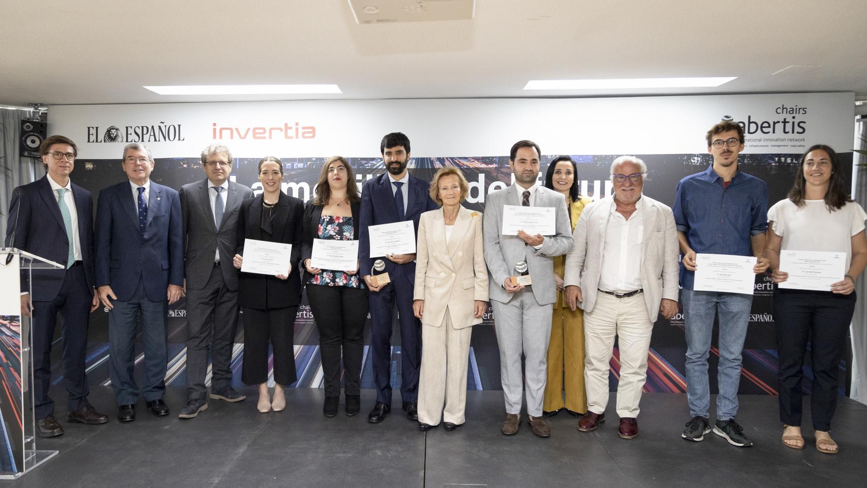 Imagen de la entrega de premios de la Fundación Abertis.
