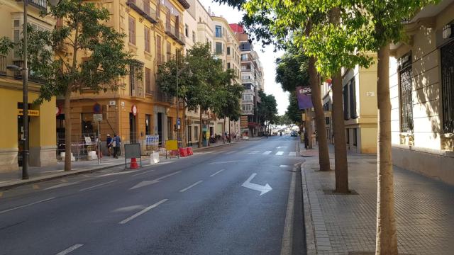 Parada de taxis en calle Córdoba.
