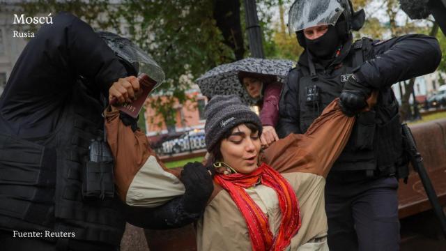 Manifestaciones Moscú