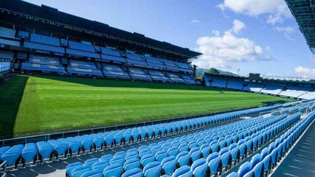 Imagen del césped de Balaídos.