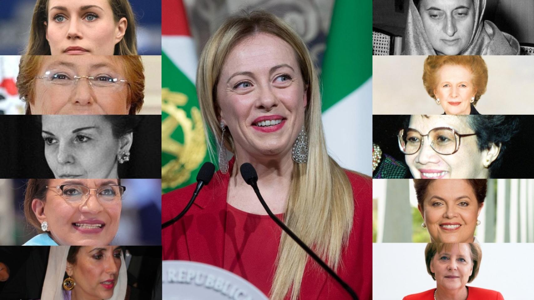 Giorgia Meloni y otras 10 mujeres pioneras que gobernaron.