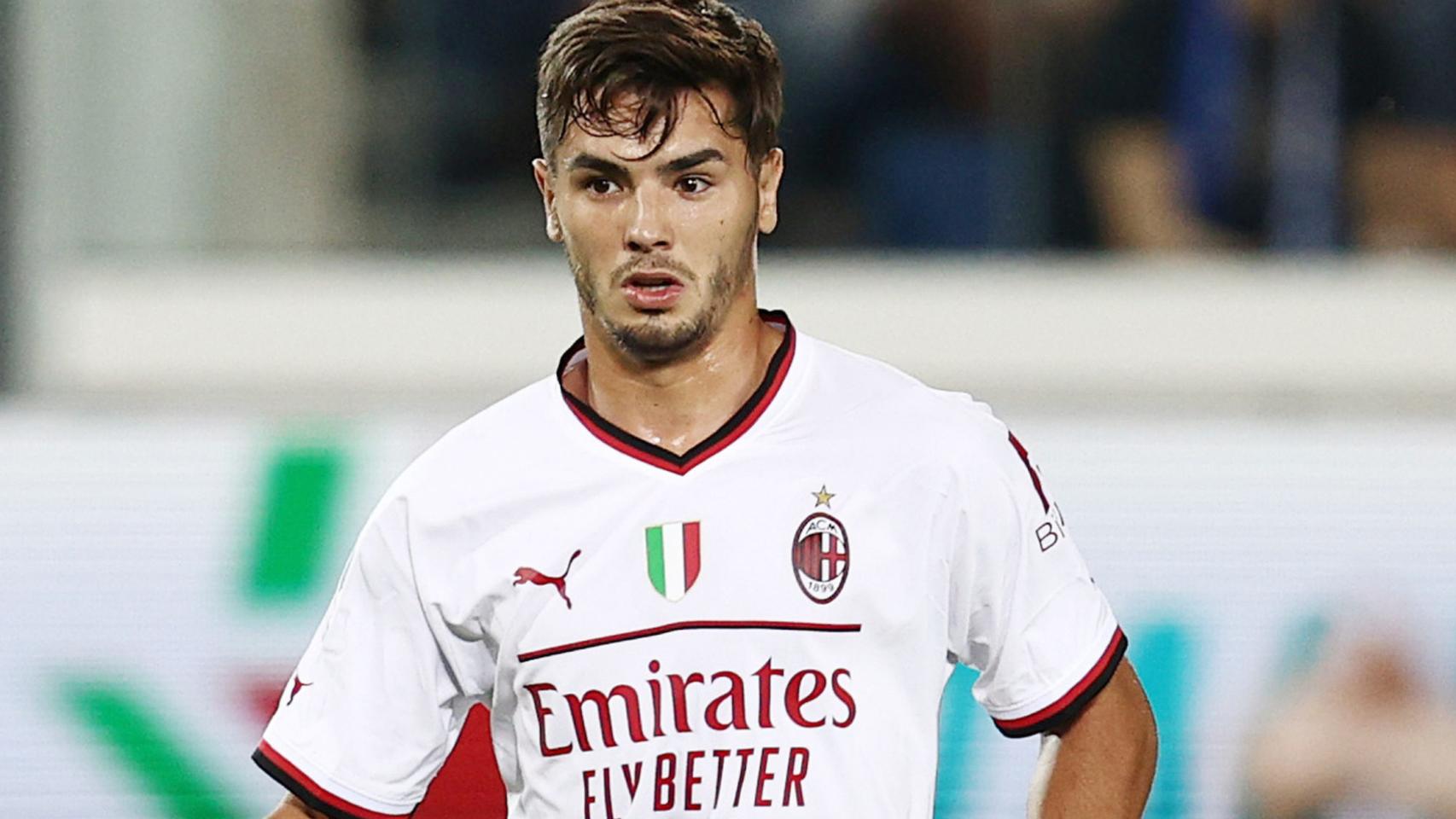 Brahim Díaz, en un partido del AC Milan de la temporada 2022/2023