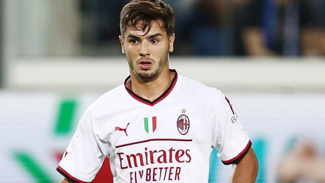 Brahim Díaz, en un partido del AC Milan de la temporada 2022/2023
