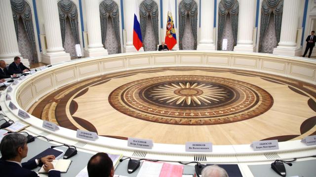 El presidente ruso, Vladímir Putin, en el Kremlin.