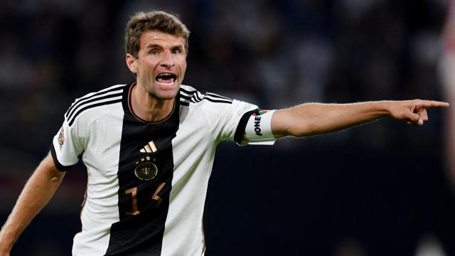 Thomas Müller, con la selección de Alemania