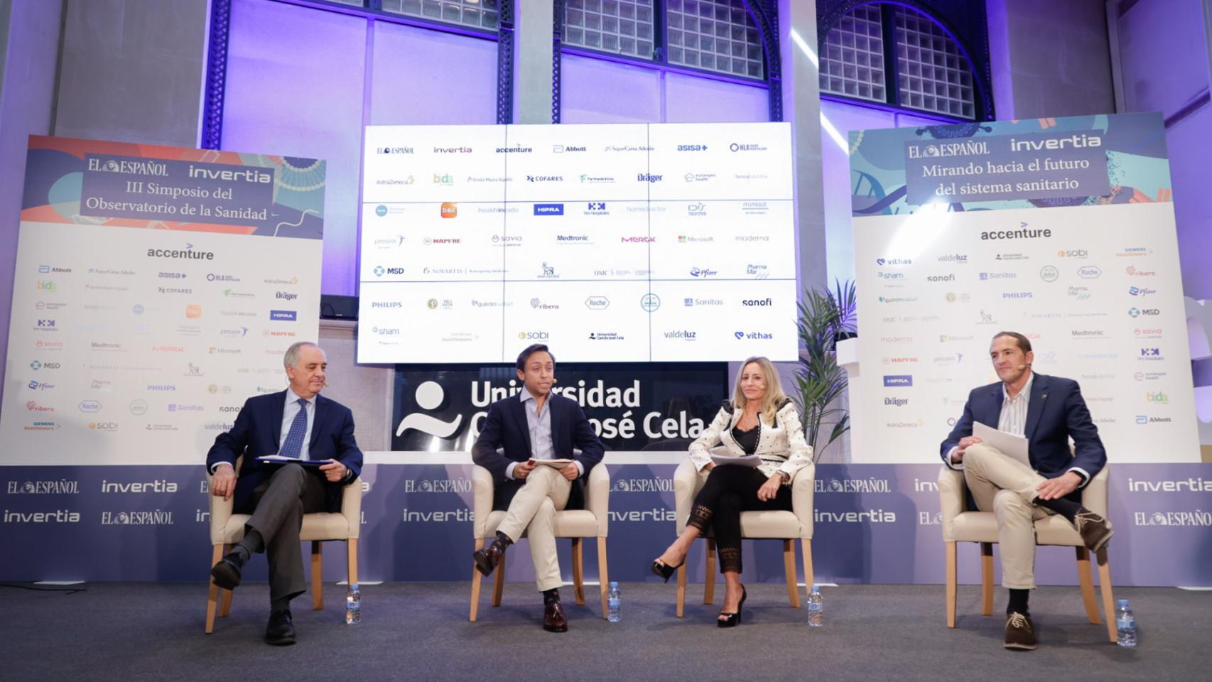 Imagen de la mesa redonda 'Enfermedades raras', en la segunda jornada del III Simposio del Observatorio de la Sanidad.