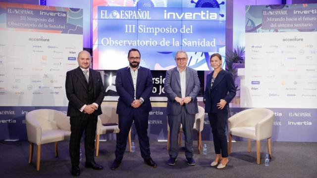 Francisco Pajuelo, Eduardo Ortega, Miguel Ángel Rodríguez y Eva Ramos García.