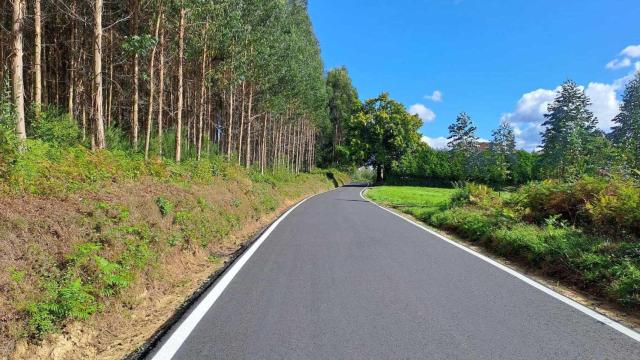 Trabajos realizados en el camino de A Campiña.