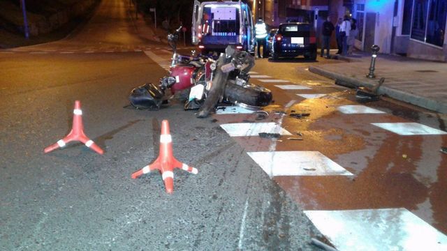 Un motorista falleció en Lugo tras ser arrollado por un turismo que conducía una persona ebria.