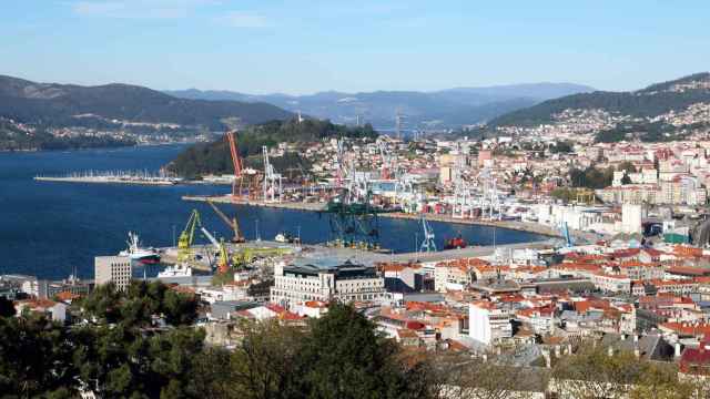 Vista panorámica de la ciudad de Vigo.