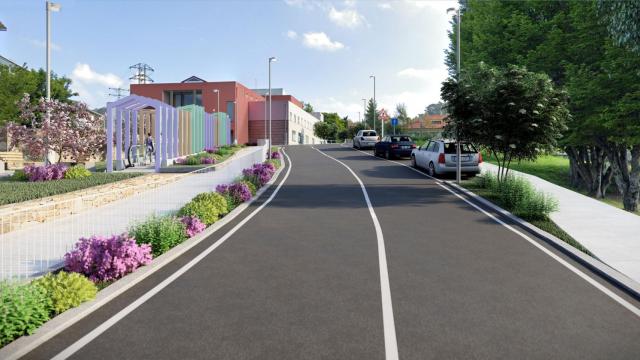 Infografía de las rampas mecánicas de la avenida de Ramón Nieto.