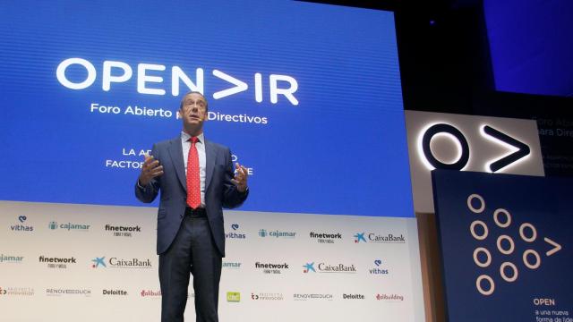 Gonzalo Gortázar durante su intervención en la apertura de OpenDir en Alicante.