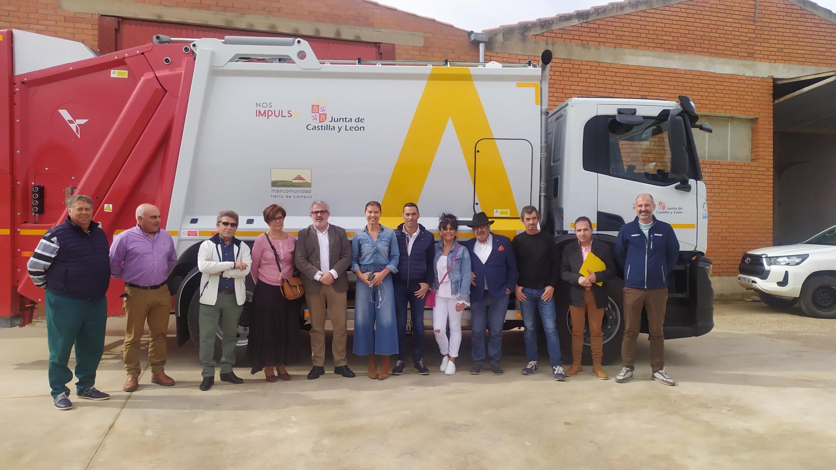 Nuevo camión de basuras a la Mancomunidad Tierra de Campos