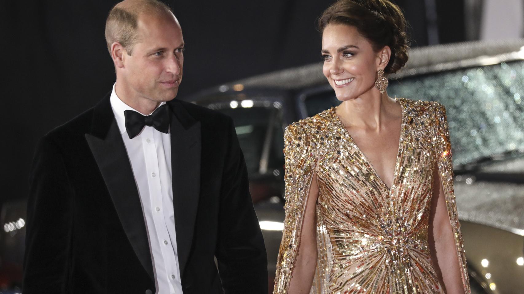 Kate Middleton y el príncipe Guillermo en una imagen de archivo.