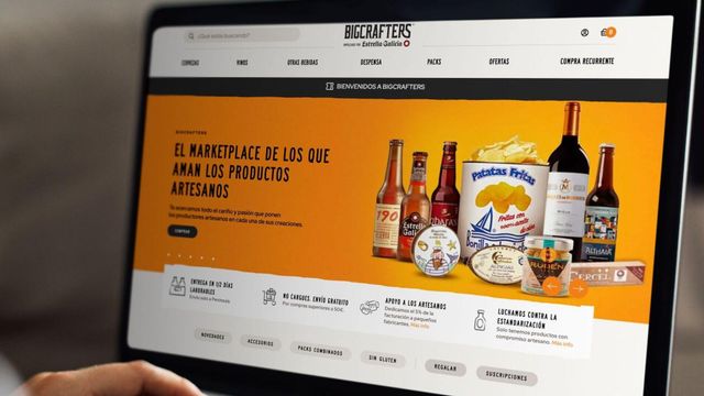 Página web del ‘marketplace’ bigcrafters.com.