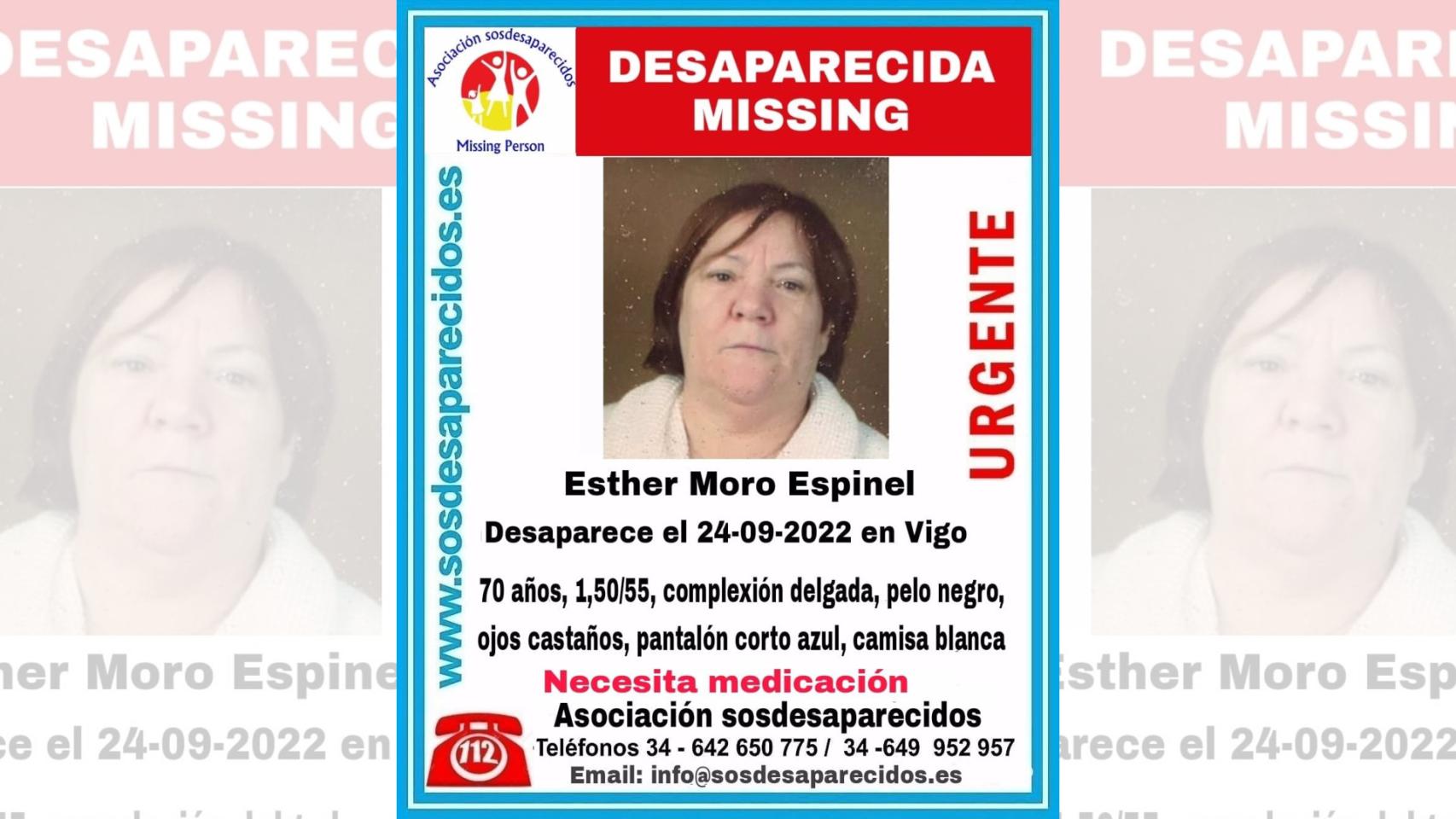 Alerta activada de SOS Desaparecidos.