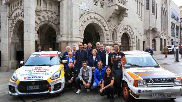 Presentación del Rallye Recalvi Rías Baixas en O Porriño (Pontevedra).