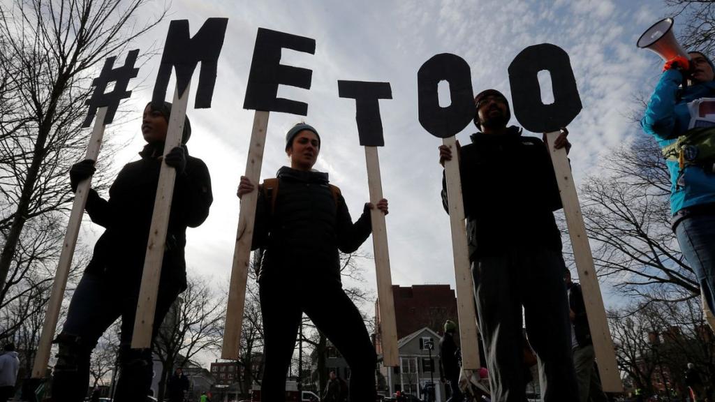 Concentración del MeToo en Cambridge, Massachusetts.