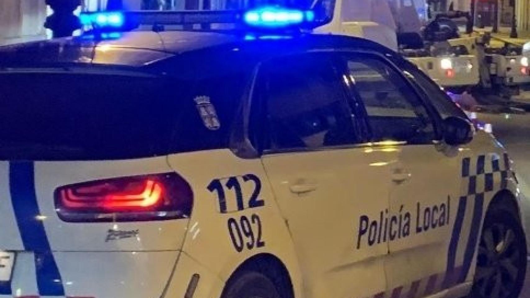 Imagen de un coche de la Policía Local de Burgos