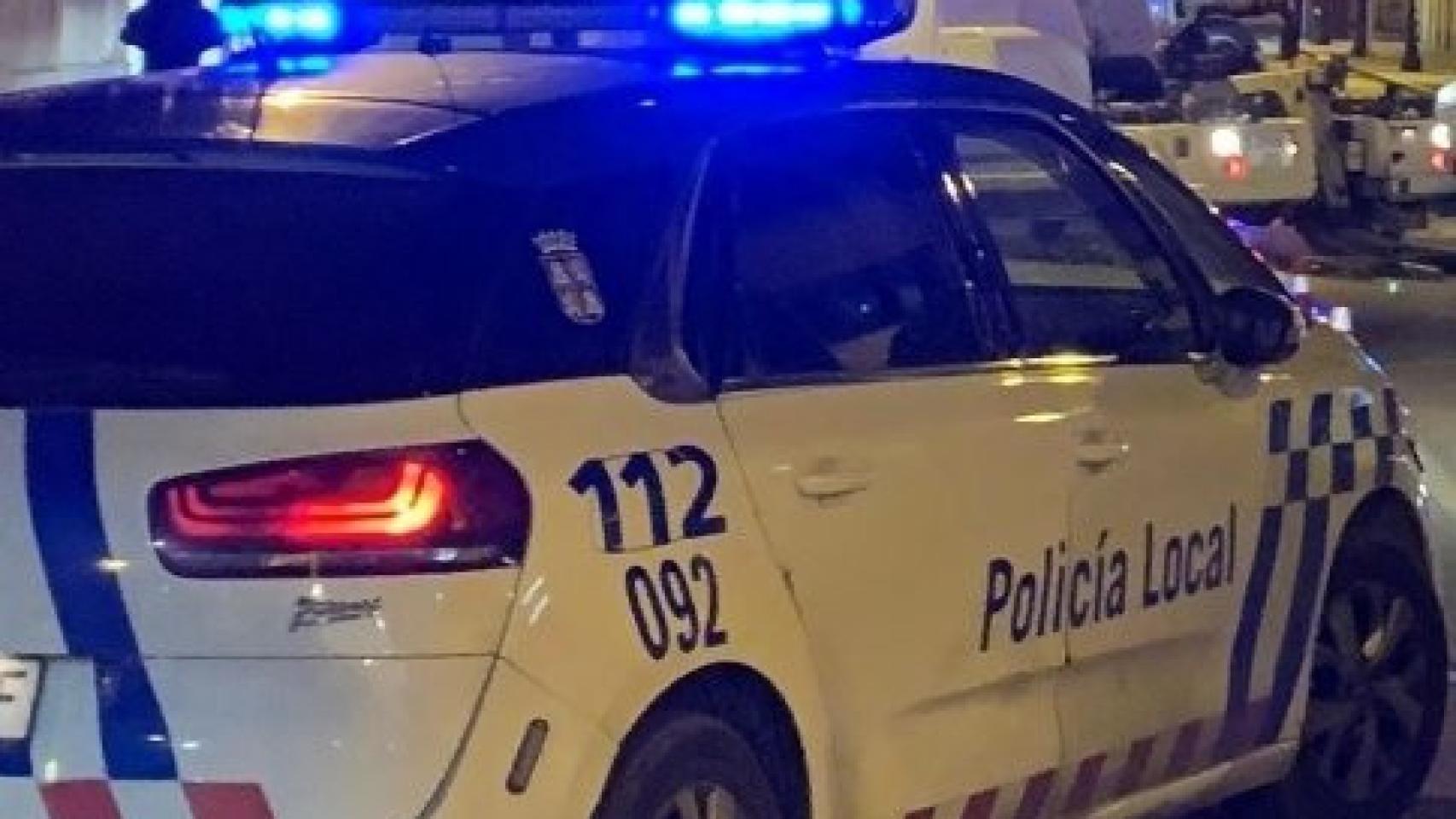 Imagen de un coche de la Policía Local de Burgos