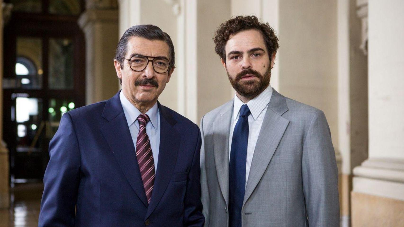 Ricardo Darín y Peter Lanzanien un fotograma de 'Argentina 1985'.