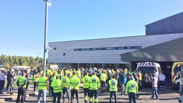 Huelga de transporte sanitario en Castilla-La Mancha.