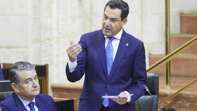 El presidente de la Junta de Andalucía, Juanma Moreno.