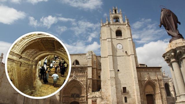 Cripta de San Antolín, que se halla bajo la catedral de Palencia. En la antigüedad fue templo de culto pagano y luego pudo ser un lugar de culto paleocristiano, ya en época romana.