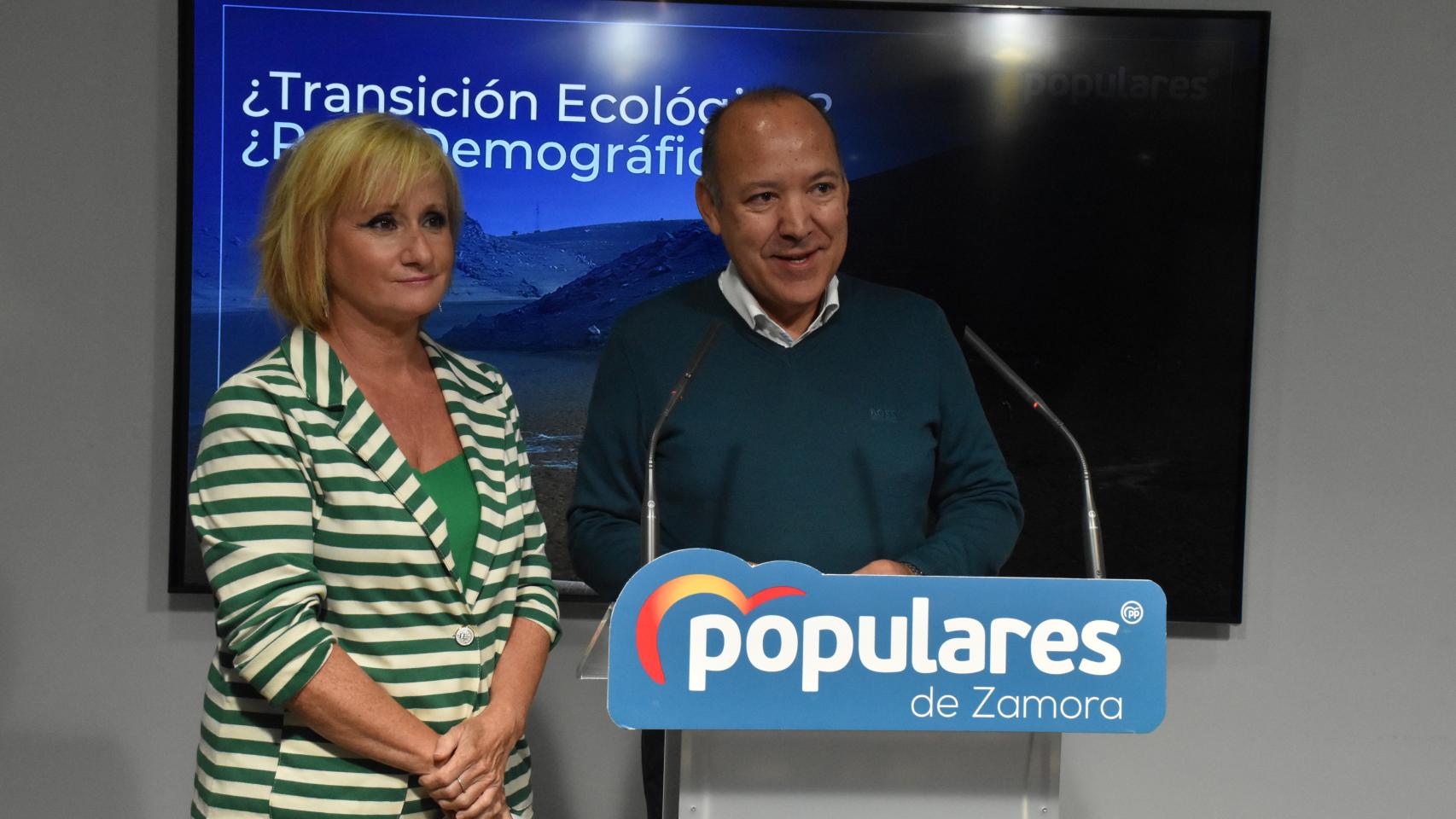 José María Barrios y Leticia García