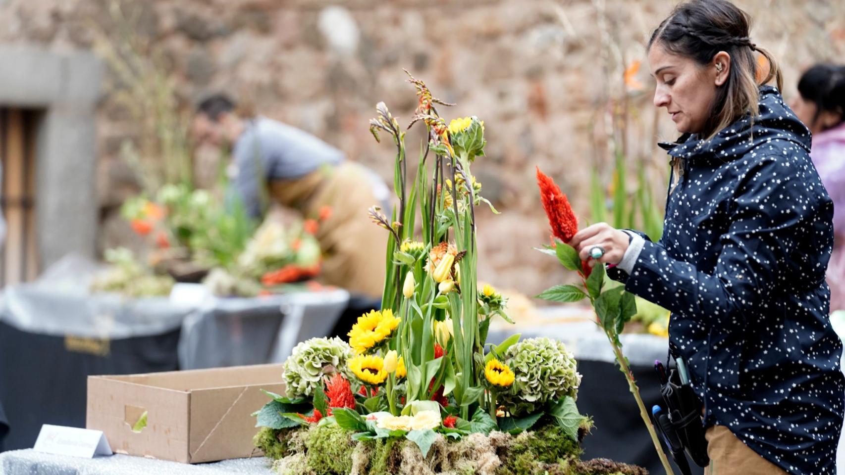 Toledo se llena de flores: las mejores imágenes del concurso nacional de floristas