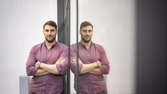 Víctor Gutiérrez posando para El Español