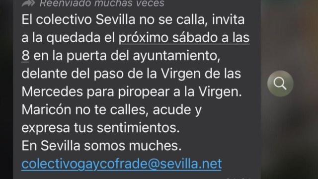 Maricón, no te calles, la quedada 'fake' de cofrades gays sevillanos