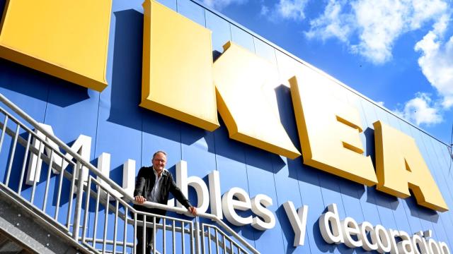 El vicepresidente de Ikea, Juvencio Maeztu, en el establecimiento de Jerez de la Frontera (Cádiz).