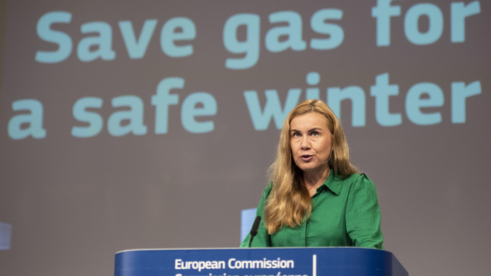 La comisaria de Energía, Kadri Simson