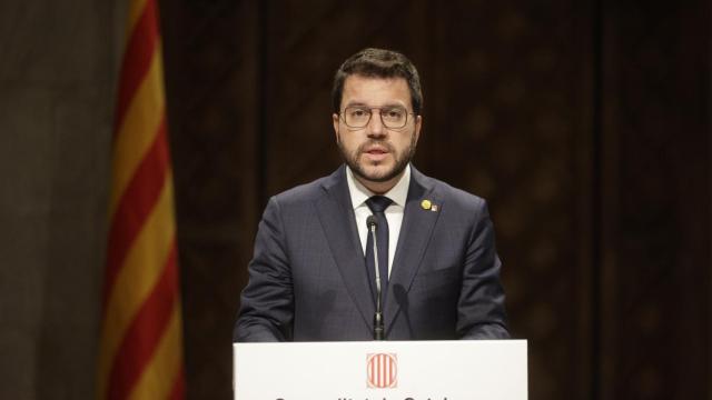 Pere Aragonés, presidente de la Generalitat.