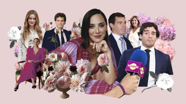 De izquierda a derecha: Alejandra Onieva, Jaime Onieva, Tamara Falcó, Íñigo Onieva, Carolina Molas e Íñigo Onieva Molas.