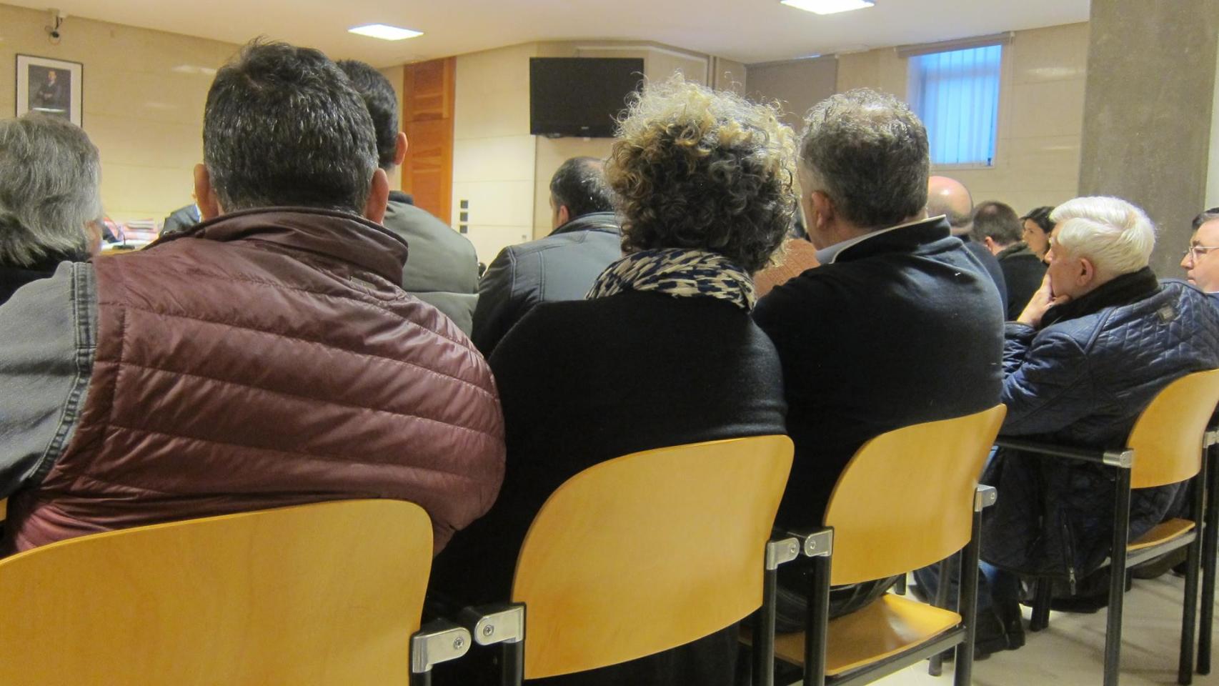Juicio de la ‘Trucarro’ con Nené Barral a la derecha en una imagen de archivo.