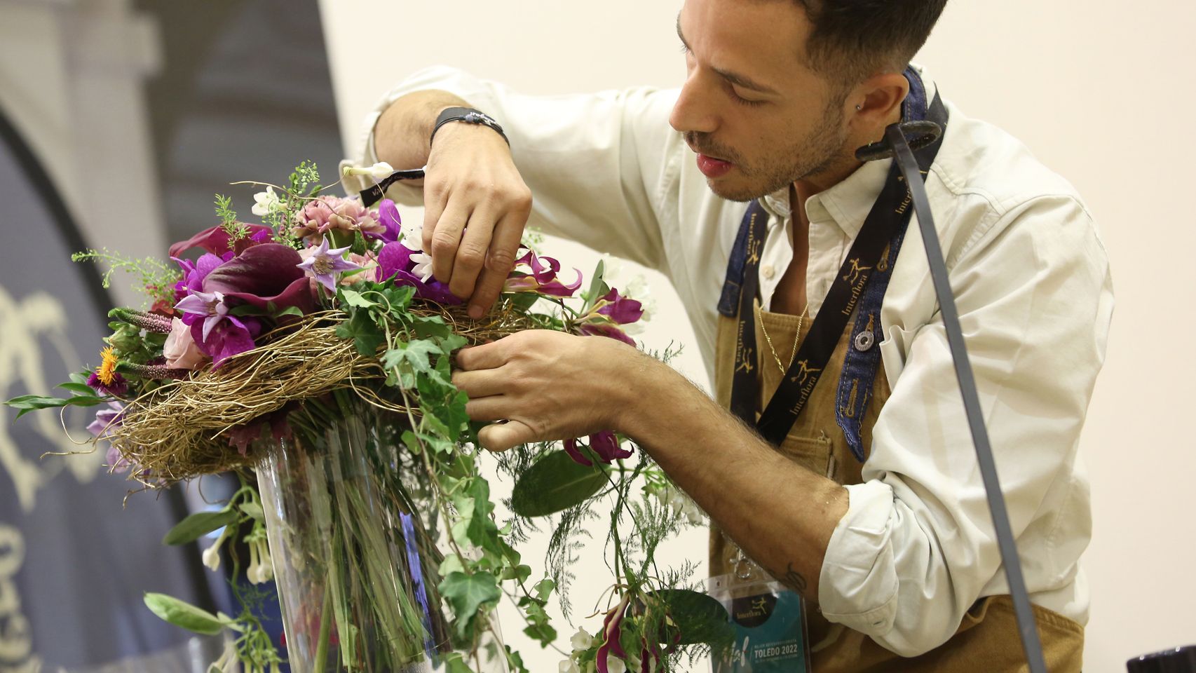 Los mejores floristas de España buscan un puesto en la final del Certamen Nacional en Toledo