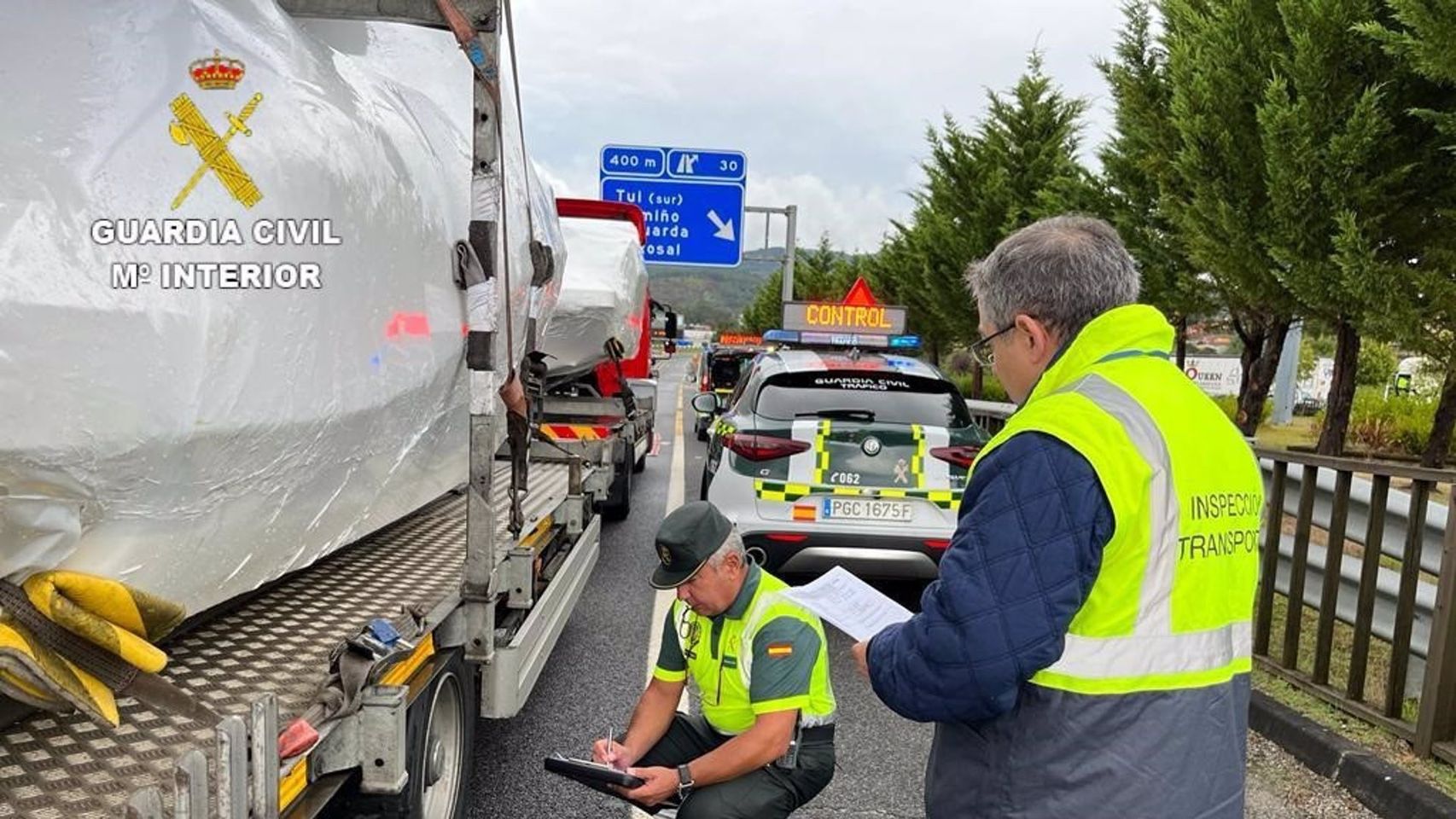 Operativo para un control con Portugal.