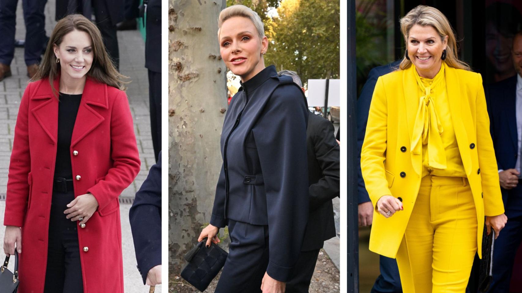 Kate Middleton, Charlène y Máxima en un montaje de JALEOS.