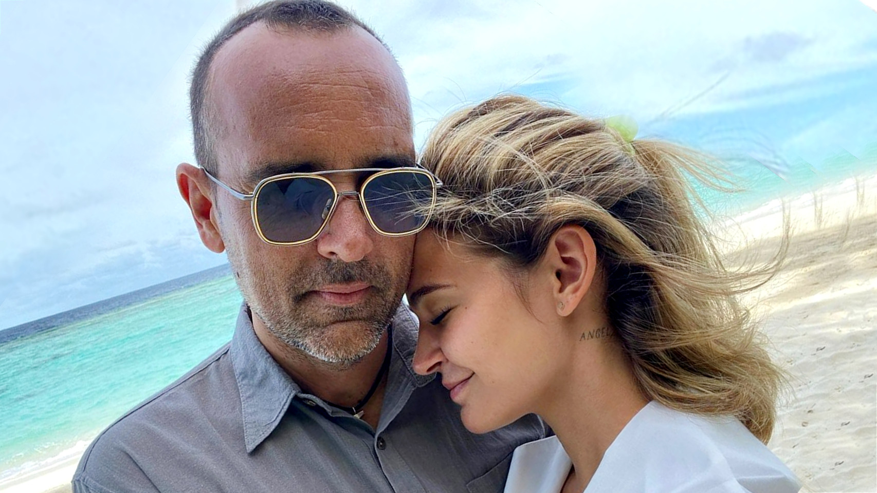 Risto Mejide y Laura Escanes, en una imagen de sus redes sociales.