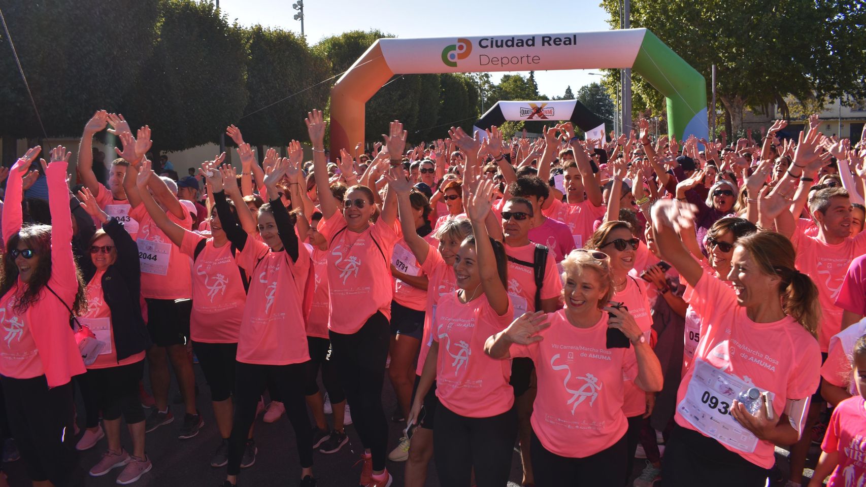 Ciudad Real se tiñe de rosa para dar visibilidad y prevenir el cáncer de mama