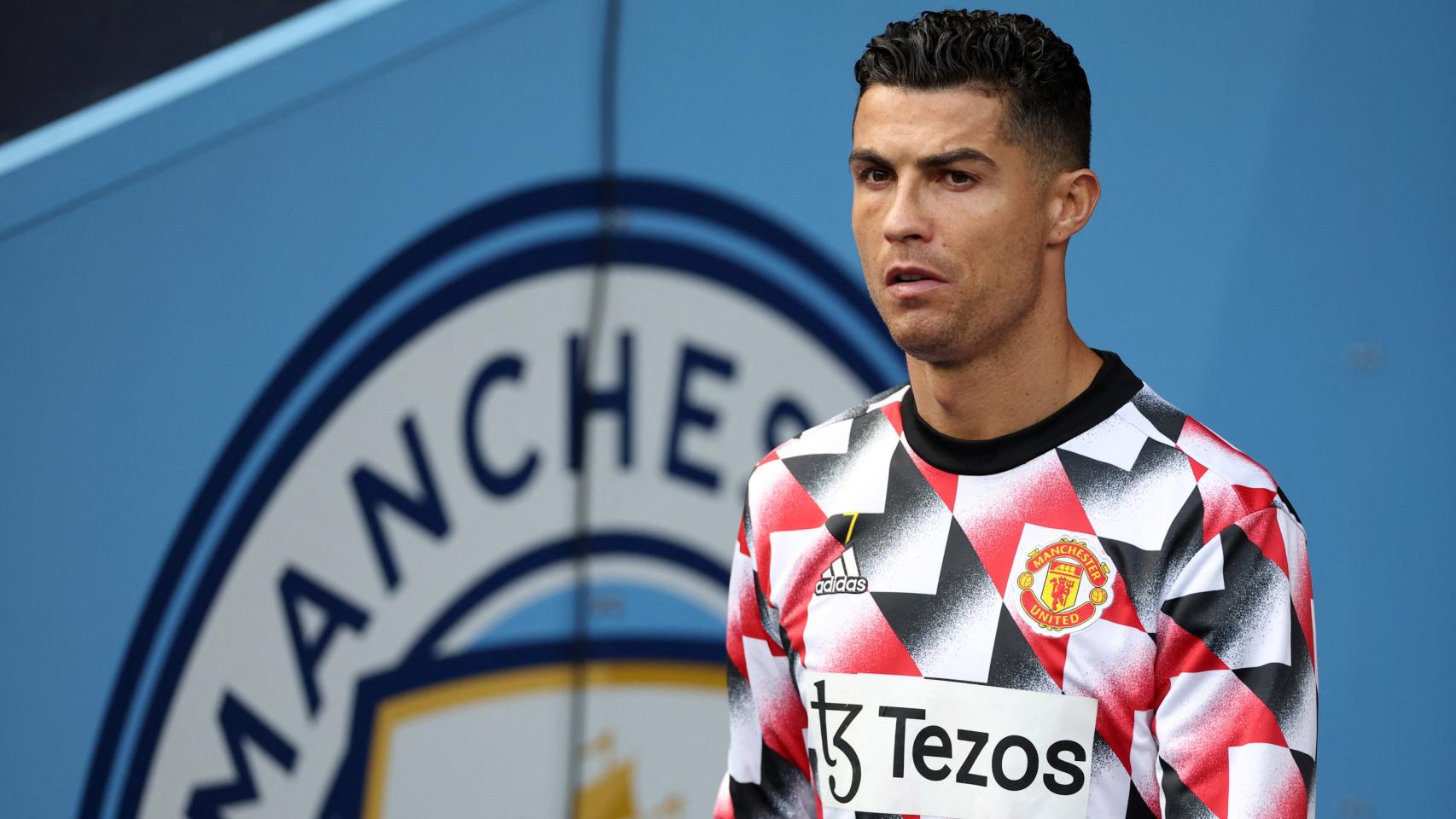 Cristiano Ronaldo, de camino a banquillo en el City - United.