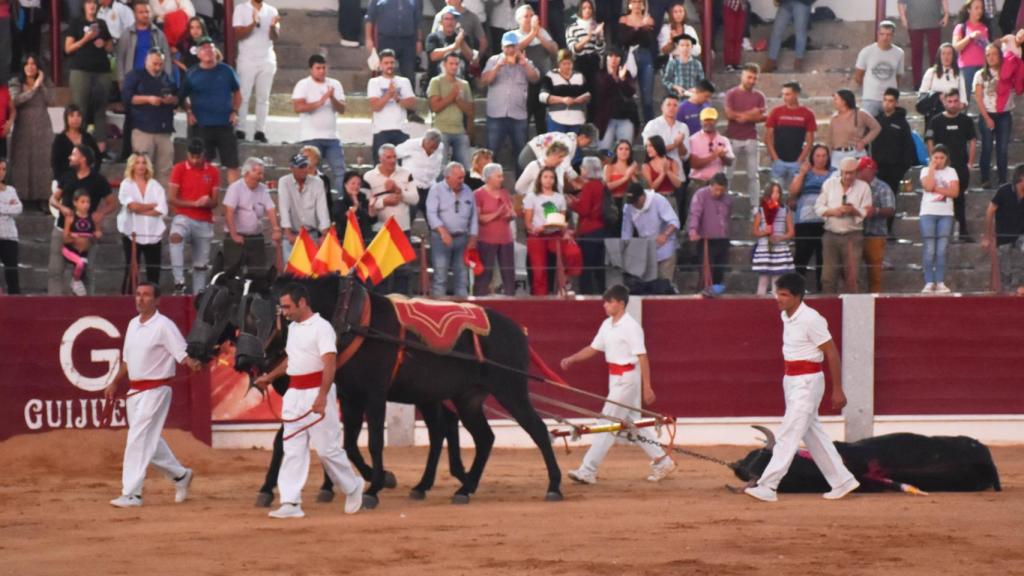 Merecida vuelta al ruedo al séptimo novillo de la ganadería Charro de Llen